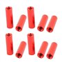 sourcing map 10 Pcs M3 x 16mm Rond Aluminium Colonne Alliage Entretoise Espacement Goujon Fixation pour Quadcopter Rouge