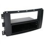 Sound-way Kit Montage Autoradio, Cadre Façade 1 DIN/ 2 DIN Compatible avec Smart Car ForTwo 2007-2010