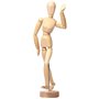 Mont Marte Mannequin Homme 30 cm – Modèle de Dessin – Figurine Idéal – Marionnette en Bois – pour Les Débutants, Les Professionn