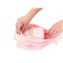 monbento - MB Pochette Litchi Rose Bento - Sac déjeuner en polyester - Convient pour les boîtes à bento MB Original MB Square &