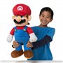 Nintendo Mario Bros - Peluche Mario Géante 50 cm - Licence Officielle pour Les Fans - Parfaite pour Câlins Et Décorations - Pelu