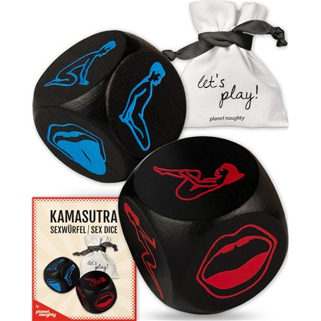 Dés Kama-Sutra Illustrés – Jeu Érotique pour Couples | Accessoire Sexy et Coquin pour Faire l'Amour | Jouet Sexuel Adulte França