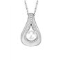 Pierre Cardin Femme 925 Argent|#Silver Balle Perle d'imitation Blanc Zircon Perle