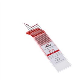 Rstar soudage tig Électrodes de tungstène 2% Thoriated 1.6MM*175MM & 1/16" x 7" (Red, WT20) 10-Pack Rstar soudage tig Électrodes de tungstène 2% Thoriated 1.6MM*175MM & 1/16" x 7" (Red