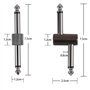 6.35mm Pédale d'effet à pédale Coupleur