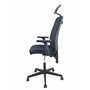 Piqueras Y Crespo (PIQU7) Chaise de Bureau avec Appui-tête Lezuza P&C Noir