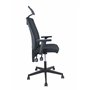 Piqueras Y Crespo (PIQU7) Chaise de Bureau avec Appui-tête Lezuza P&C Noir