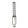 Balais de Charbon pour BLACK & DECKER KR70-6,3x6,3x11mm - 2.4x2.4x4.3''