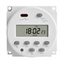 Heschen Commutateur de Relais de minuterie programmable hebdomadaire de Puissance LCD numérique CN101A DC 24V 16A SPST