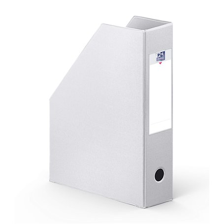 Oxford Porte Revues 32 x 24cm Dos 7cm PVC Blanc