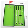 Crestgolf - Lot de Trois stylos à Bille en Forme de Club de Golf