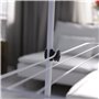 Vileda 157243 Tour Séchoir Acier Blanc 71 x 71 x 132 cm
