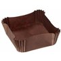 Decora COD. 0339775 CF. 700 CAISSETTES CARRÉ Grand Marron 60 X 60 X H 20 MM