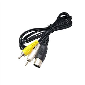 CHILDMORY AV RCA Câble Adaptateur Audio Vidéo TV pour Genesis 1 Console CHILDMORY AV RCA Câble Adaptateur Audio Vidéo TV pour Genesis 1 Console
