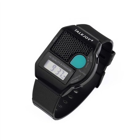 TalkJoy FR Francais Hablar despertador ver Les aveugles Superior Homme Femme reloj Messieurs Montre-Bracelet Parlant