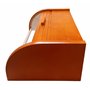 Boîte à pain en bois - Avec couvercle coulissant, Bois dense, Orange, Taille L