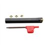 EsportsMJJ SCLCR1010H06 10X10X100mm Porte-Outil De Tournage De Tour avec 4Pcs Ccmt0602 Alloy Inserts