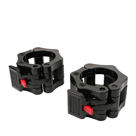 SUNNY HEALTH & FITNESS Lot de 2 Colliers de Serrage en Forme de Requin pour haltères Verrouillage Olympiques Mixte