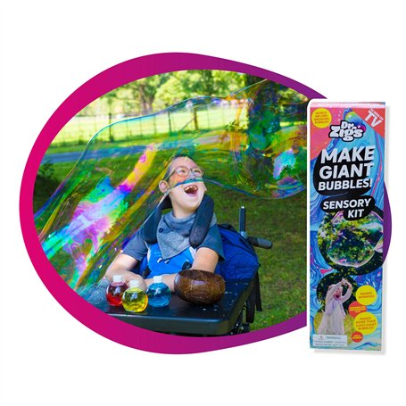 Dr Zigs Sensory Play Bubbles - Kits de Bulles géantes pour Enfants étonnants