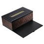 SUMNACON Distributeur/Boîte à Mouchoir Rectangulaire en PU Cuir boîte de papier organisateur pour la Famille, Le Bureau, la Tabl