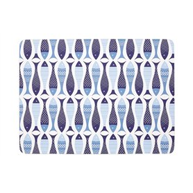 Premier Housewares 1203686 Pisces Set de Table en liège Bleu 29 x 0,69 x 22 cm Premier Housewares 1203686 Pisces Set de Table en liège Bleu 29 x 0