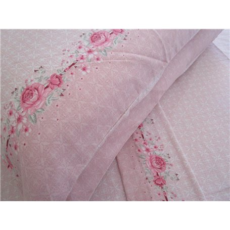 Parure de lit double en flanelle de pur coton