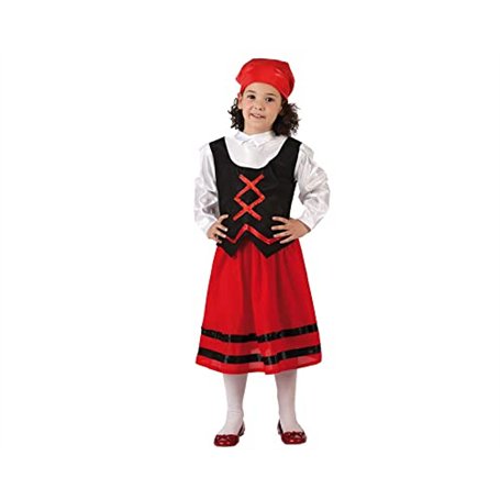 Atosa Déguisement de berger fille rouge de Noël 5 à 6 ans