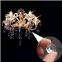 MASUNN 50Pcs Verre Clair Cristal Lustre Pendentif Lampe Prisme Parties Suspendues Gouttes 18mm