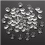 MASUNN 50Pcs Verre Clair Cristal Lustre Pendentif Lampe Prisme Parties Suspendues Gouttes 18mm