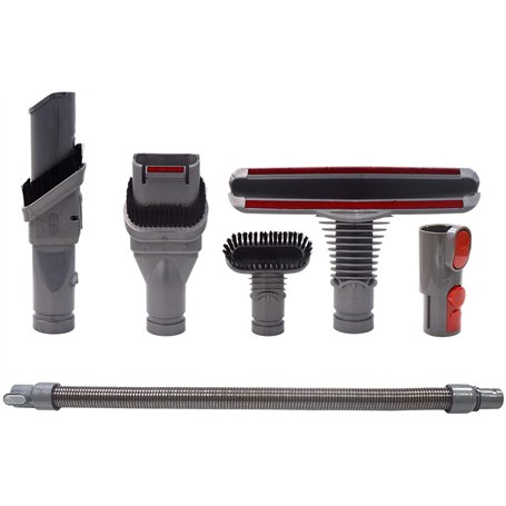 Brosse Kit Accessoires avec Tuyau pour Dyson V8 V7 V6 V10 SV10 SV11 Aspirateur avec Adaptateur