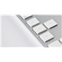lmp – Clavier Italien (QWERTY) avec Pavé numérique, Couverture Supérieur en Aluminium et 2 Ports USB – pour Mac