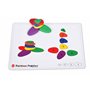 EDX Education 13206 Rainbow Pebbles Activity Set - Sorting and Stacking - Construction - Early Math Activity, 48 Pebbles and Fil