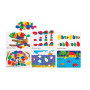 EDX Education 13206 Rainbow Pebbles Activity Set - Sorting and Stacking - Construction - Early Math Activity, 48 Pebbles and Fil