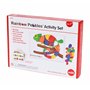 EDX Education 13206 Rainbow Pebbles Activity Set - Sorting and Stacking - Construction - Early Math Activity, 48 Pebbles and Fil