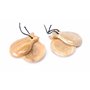 ESPANOL CASTAGNETTES BOIS NATUREL POUR ADULTES bois massif