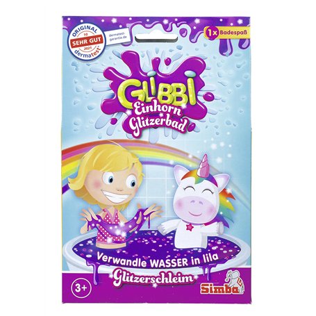 Simba 105953271 Glibbi Unicorn Glitter Bath