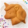 Birkmann Moule motif Licorne, acier, multicolore, 23 x 21 x 6 cm