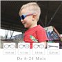 ActiveSol Lunettes de soleil pour BÉBÉ Fille & Garçon | 0 à 24 mois | indestructibles en caoutchouc | Protection 100 % UV 400 | 