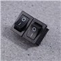 OUNONA 10 pcs 2Pin Interrupteur à Bascule on/Off Mini Bateau Interrupteur à Bascule Voiture Auto Bateau Rond Rocker Snap