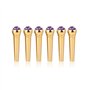 6 Pcs Guitare Pont Broches