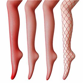 ANDIBEIQI 4 Paires Collants en Résille Bas de Résille Nets pour Femme Collant Résille Maille Large Maille Moyenne pour Femmes Ci ANDIBEIQI 4 Paires Collants en Résille Bas de Résille Nets pour Femme Collant Résille Maille Large Maille Moyenne pour Femmes Ci