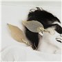 Gleamart délicat Filigrane abattants Boucles d'oreilles légères feuilles plaqué métal oreille Goujons Boucles d'oreilles longues