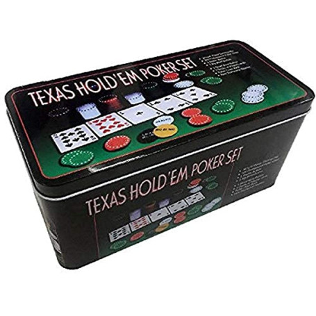 AK Sport 603013 Texas Hold'em Poker Set Noir