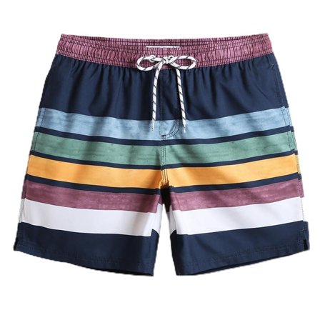 MaaMgic Homme Short de Bains Maillot de Bain avec Filet Style Tropical Voyage Pants Court de Sport Séchage Vite Bien pour Vacanc