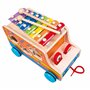 Mertens Voiture à piquer en bois avec xylophone pour enfants à partir de 18 mois Jouet pour enfants (jouet pour enfants à partir