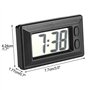 Portable Horloge LCD Numérique Table De Voiture Tableau de Bord Bureau Électronique Horloge Date Temps Calendrier Affichage Tabl