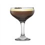 Rink Drink Soucoupes de Champagne à la patinoire - Soucoupe en Verre Coupé Vintage - Lave-Vaisselle Coffre-Fort - 200ml - Clear