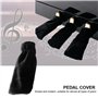 piano pedal covers, Piano Pédale Couverture Pied Pad, 3 Pcs Pleuche Piano Pédale Housse De Protection Cas Instruments de Musique