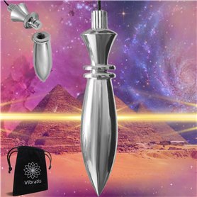 Pendule Divinatoire Égyptien Thot en Laiton Argenté | Pendule Témoin Magnétiseur Émetteur et Récepteur Pendule Divinatoire Égyptien Thot en Laiton Argenté | Pendule Témoin Magnétiseur Émetteur et Récepteur