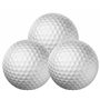 LONGRIDGE Lot de 50 Balles de Golf à Faible Rebond Crazy Mini Golf de Blanches